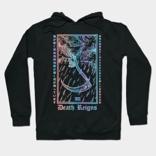 Death Reigns Pastel Japanese Goth Hoodie